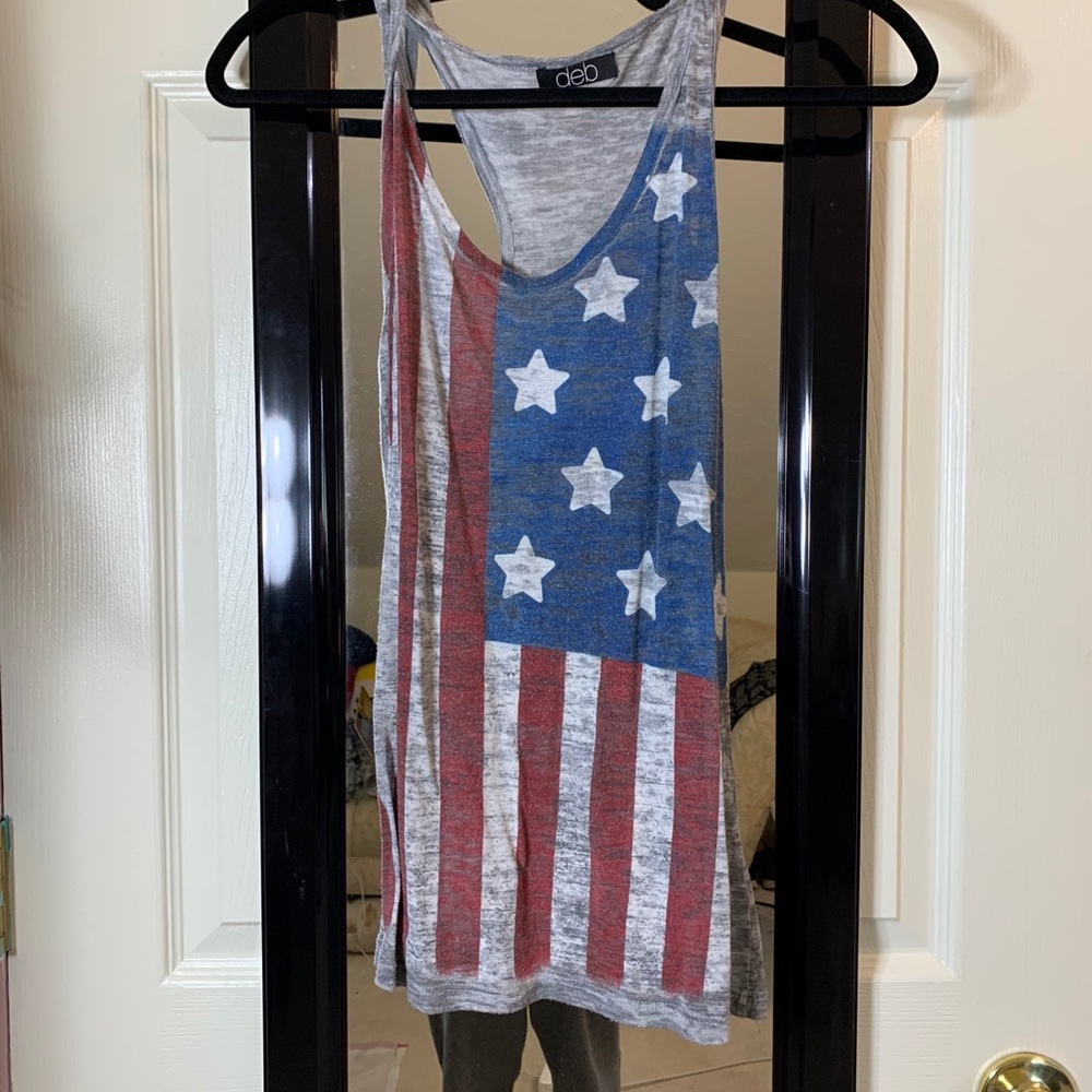 American Flag Tank Top